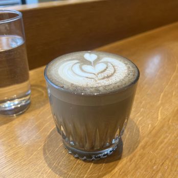 Nemesis Coffee - Hojicha Maple Latte - Cafes Near Me - Vancouver, British Columbia