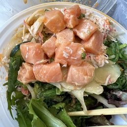 Salmon poke Salmon poke