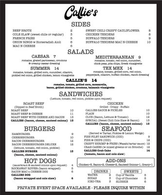 Menu photo 2 Callie's Queens, NY