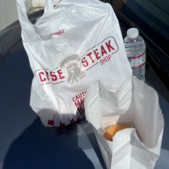 The Cheese Steak Shop - My large cheesesteak and cheese fries - Sandwiches Near Me - Oakland, California
