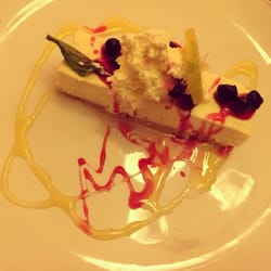 Plough Inn - Lemon cheesecake with all the trimmings