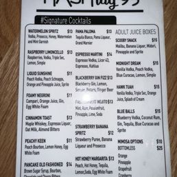 Signature cocktails