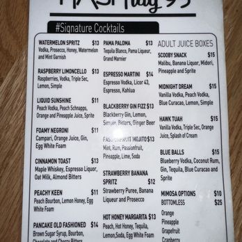 Hashtag 95 - Signature cocktails - Breakfast & Brunch Near Me - Oak Lawn, Illinois