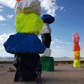 Seven Magic Mountains - Public Art Near Me - Las Vegas, Nevada Seven Magic Mountains - Public Art Near Me - Las Vegas, Nevada