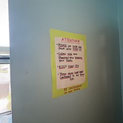 Didi Hirsch Mental Health Services - Excelsior House - I had to make my own sign to remind my peers to do their chores because staff never listened to my complaints. I took initiative ON MY OWN.