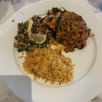 Artemis Mediterranean Grill - Feta and Spinach pseudo stuffed chicken - Greek Near Me - Bee Cave, Texas