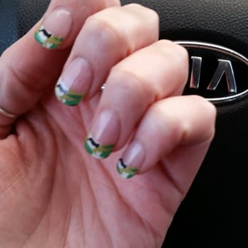 Q Nail Spa - Pretty camo nails for work! Love the variety of tips! - Nail Salons Near Me - Tacoma, Washington