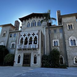 Hearst Castle - A view of the back.