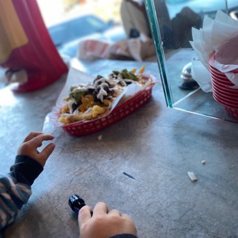 The Taco Stand - Bar top seats where you pick up your order - Mexican Near Me - Costa Mesa, California