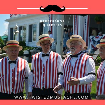 Twisted Mustache - #singers #quartets #njquartets www.twistedmustache.com - Musicians Near Me - Morristown, New Jersey