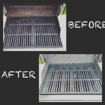 Grill Genies - Before and After of Weber grill - Grill Services Near Me