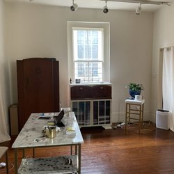 NOLA Massage - Morning sunshine in our small lobby area. We love our new location at 5207 Magazine.
