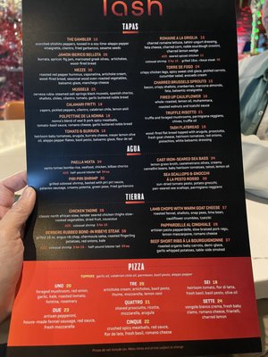 Menu photo 6 Tash Scottsdale, AZ