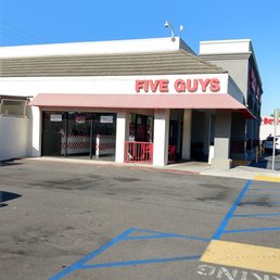 The side of the Lakewood Five Guys The side of the Lakewood Five Guys