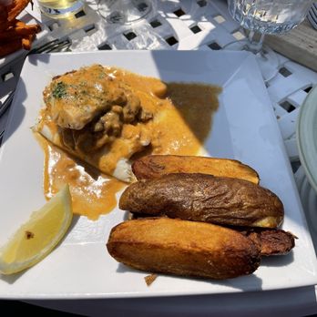 Seafood Ketch - Baked stuffed haddock - Seafood Near Me - Bass Harbor, Maine