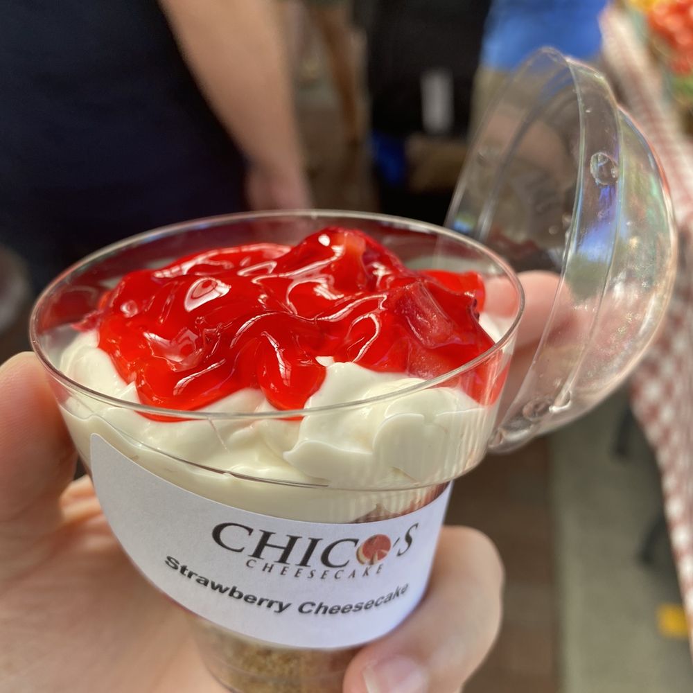 Chico's Cheesecakes - Strawberry topping - Desserts Near Me Chico's Cheesecakes - Strawberry topping - Desserts Near Me