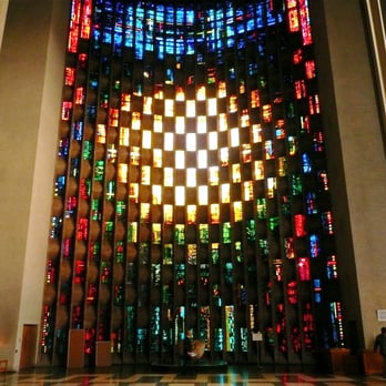 Coventry Cathedral - John Piper's beautiful baptistry window - Churches Near Me - Coventry, XWM Coventry Cathedral - John Piper's beautiful baptistry window - Churches Near Me - Coventry, XWM