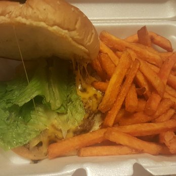 The Burger Grille - Cheeseburger sweet potato fries - Burgers Near Me - Uxbridge, Massachusetts