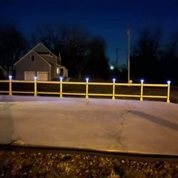 HandyVet - Railing nighttime.