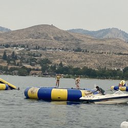 Aqua Park - They will take you out to the trampolines