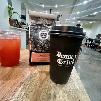 Jesse’s Grind Coffee Bar - Strawberry lemonade , whole beans, cafe de Olla - Coffee & Tea Near Me - Los Angeles, California