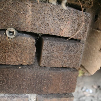 Four Seasons Chimney Services - BEFORE: Patrick alerted me to these hazardous pylon pillars. None of the other companies even noticed them. - Masonry/Concrete Near Me - Elmhurst, Illinois Four Seasons Chimney Services - BEFORE: Patrick alerted me to these hazardous pylon pillars. None of the other companies even noticed them. - Masonry/Concrete Near Me - Elmhurst, Illinois