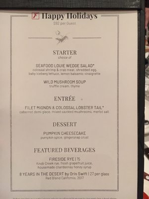 Menu photo 2 Fleming’s Prime Steakhouse & Wine Bar Tulsa, OK