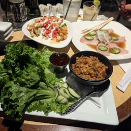 Chicken and Shrimp Lettuce Wraps. Chicken and Shrimp Lettuce Wraps.