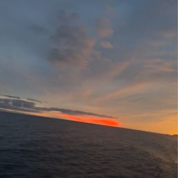 Sunset view headed back to Maui. Sunset view headed back to Maui.