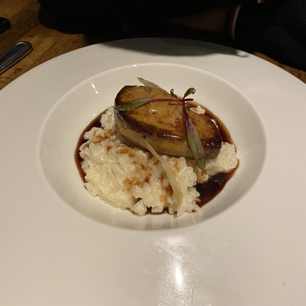 iconiq - Saikyo-yaki foie gras risotto - French Near Me - Seattle, Washington iconiq - Saikyo-yaki foie gras risotto - French Near Me - Seattle, Washington