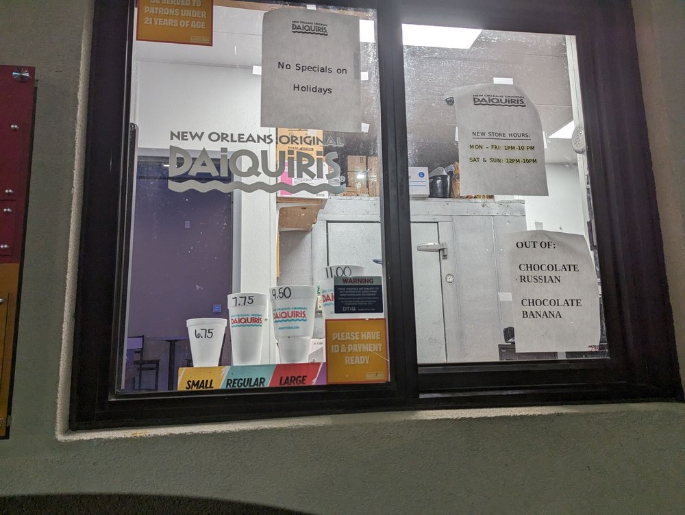 NEW ORLEANS ORIGINAL DAIQUIRIS 1798 Martin Luther King Blvd, Houma