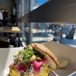 Rivers and Roads Coffee - Curry Chicken Sandwich