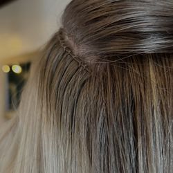 Hair by Kim Shepherd - Weft line for one row of extensions