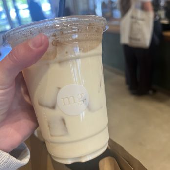 Milligram - Turmeric latte was literally just milk. I truly don't even think they put espresso in it, it was straight white - Cafes Near Me - Costa Mesa, California Milligram - Turmeric latte was literally just milk. I truly don't even think they put espresso in it, it was straight white - Cafes Near Me - Costa Mesa, California