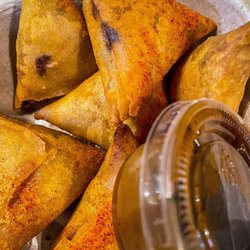 Chicken Samosa, $8 + tax + tip
