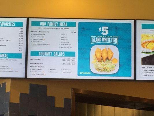 Menu photo 2 Ono Hawaiian BBQ Perris, CA