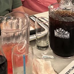 Pitchers of soda Pitchers of soda