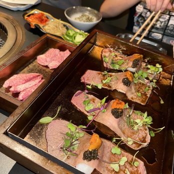 Chubby Cattle - wagyu cavier uni nigiri - Barbeque Near Me - Pleasanton, California