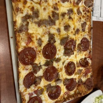 Ledo Pizza - Sausage and pepperoni & sausage pizza! - Pizza Near Me - West Springfield, Virginia