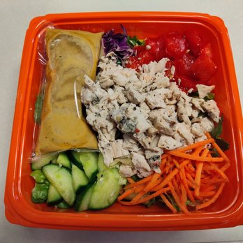 Salad and Go - Thai salad with peanut dressing-so pretty - Salad Near Me - Farmers Branch, Texas Salad and Go - Thai salad with peanut dressing-so pretty - Salad Near Me - Farmers Branch, Texas