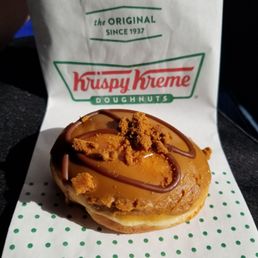 Biscoff cookie butter Kreme filled donut
