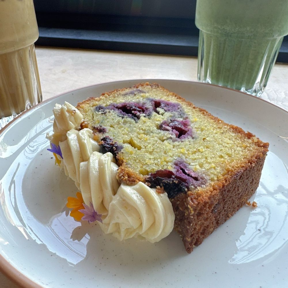 Bake Shop - Blackberry blueberry cornmeal cake - Cafes Near Me - Seattle, Washington