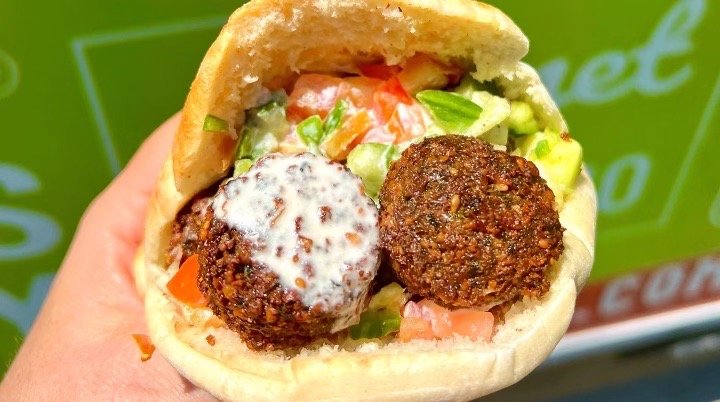 Food from Yalla Kosher Food Truck