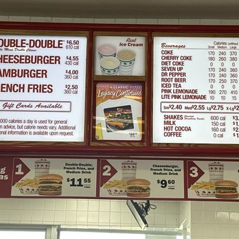 In-N-Out Burger - Menu board - Burgers Near Me - Pinole, California In-N-Out Burger - Menu board - Burgers Near Me - Pinole, California