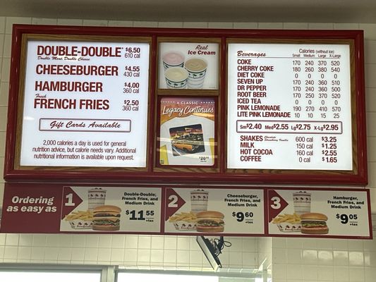 Menu photo 1 In-N-Out Burger Pinole, CA Menu photo 1 In-N-Out Burger Pinole, CA