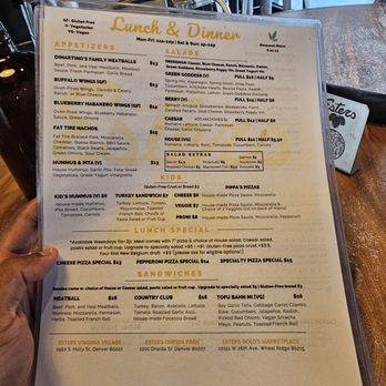 Esters Oneida Park - Menu - Pizza Near Me - Denver, Colorado Esters Oneida Park - Menu - Pizza Near Me - Denver, Colorado