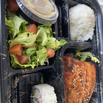 Bei Sushi Express - Salmon Teriyaki Bento - Sushi Bars Near Me - Scottsdale, Arizona