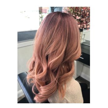 BeMe Hair Studio - Hair (unevenly bleached by myself) before and after. - Hair Salons Near Me - Hayward, California