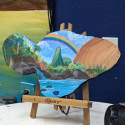 Island Art Party - What we were supposed to paint.