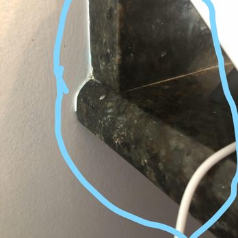 The Cleaning Diva - Caked on gunk on kitchen island. - Home Cleaning Near Me